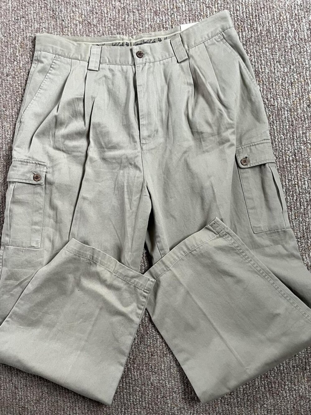 Men’s Size 36x30 NWT Havana Jack’s Cafe Beige Khaki Pants with Pockets